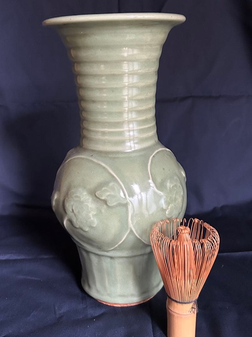 ○ 龍泉窯　時代物　青磁　中国美術　唐物