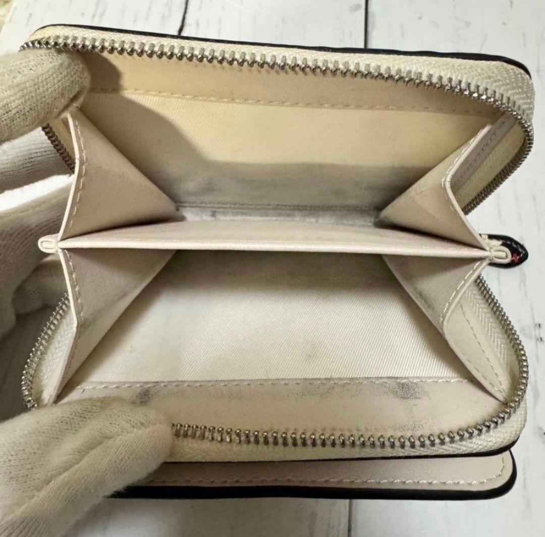 極美品　COACH コーチ　二つ折り財布　レザー