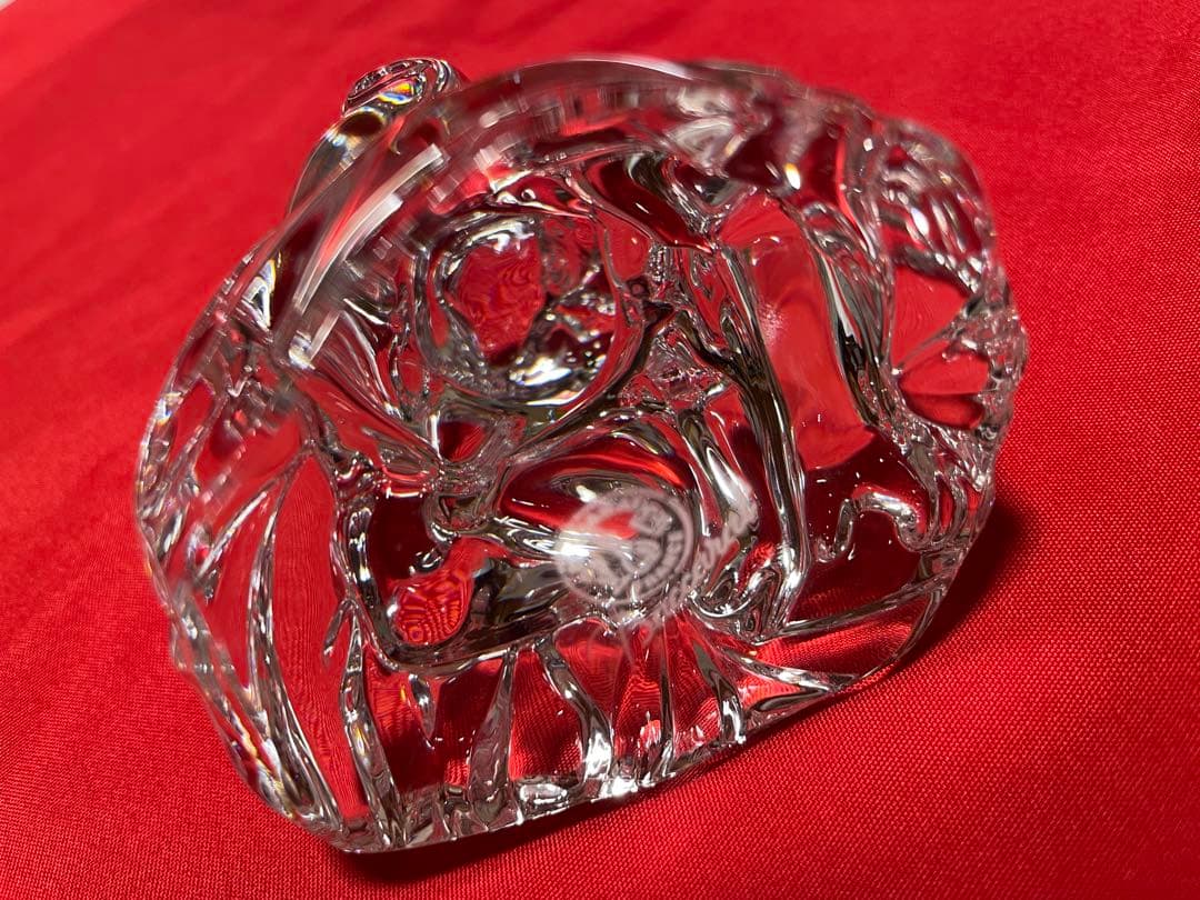 バカラ 置物 干支 猿 申 さる 十二支 Baccarat 置物 インテリア