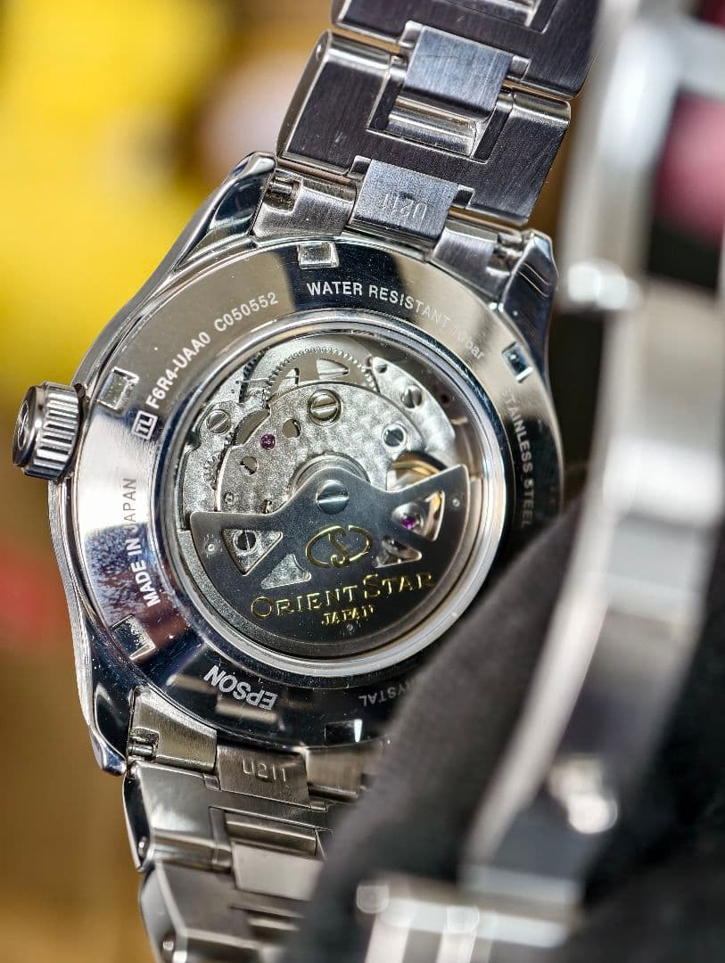 【美品】ORIENT STAR RK-AT0009N セミスケルトン 自動巻き