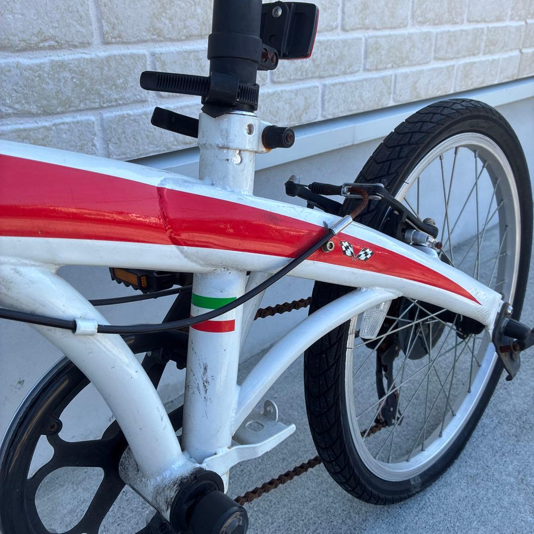 Ferrari フェラーリ　折りたたみ自転車 レッド・ホワイト