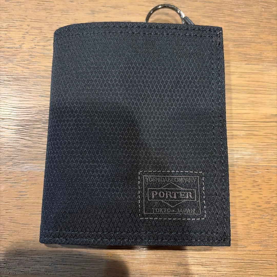 PORTER 二つ折り財布 ブラック CORDURA