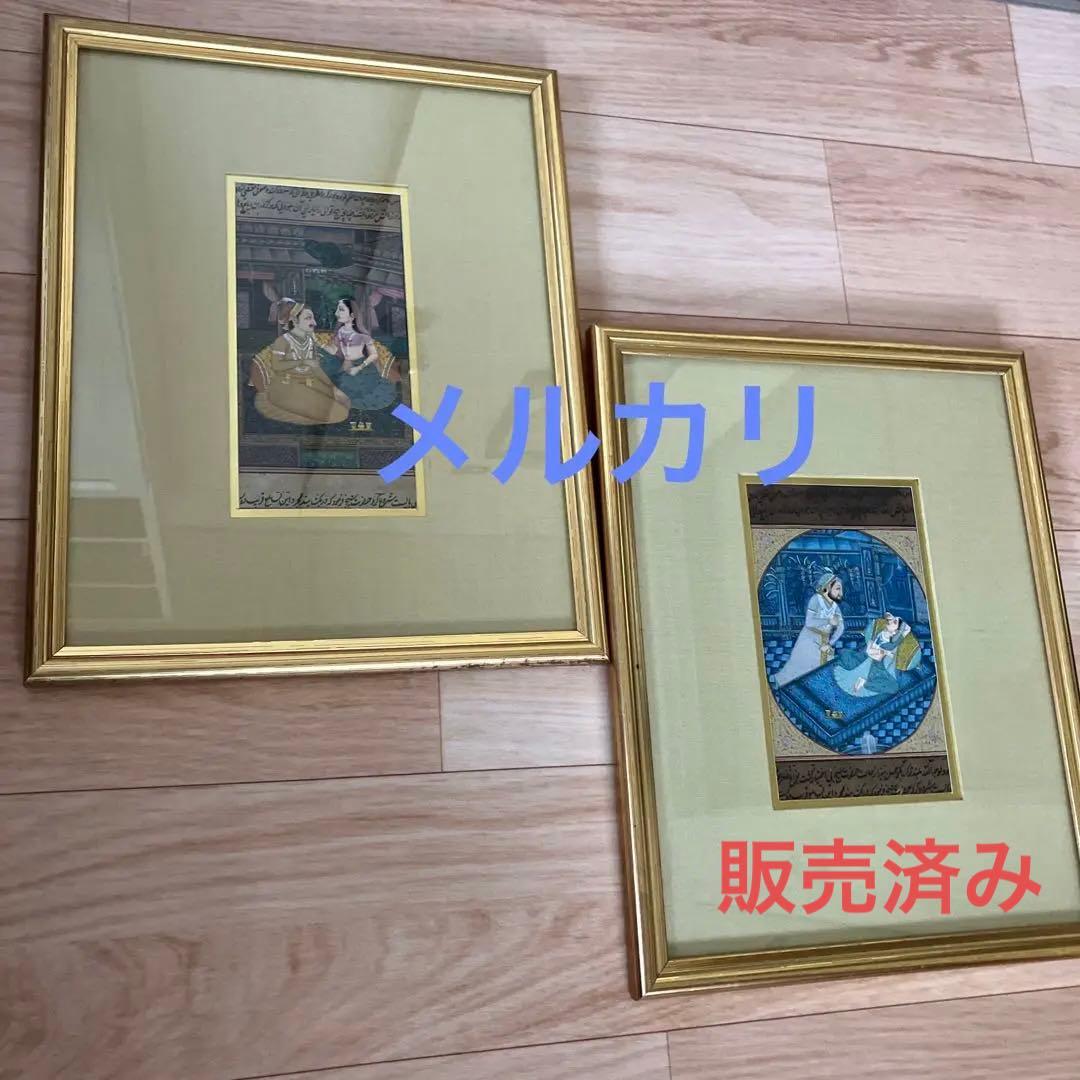 インド　ミニアチュール　細密画