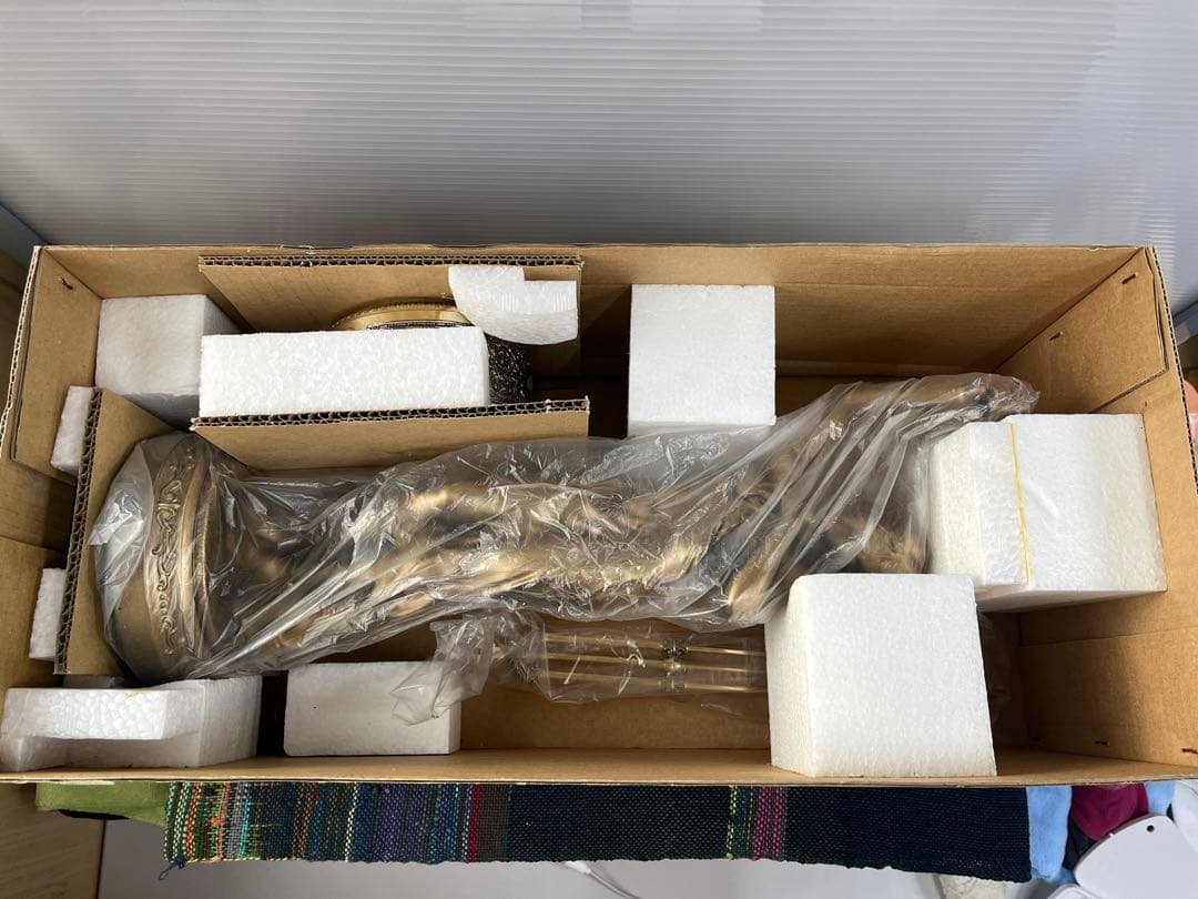 CITIZEN シチズン 振り子時計 新平和の女神 金色イブシ仕上