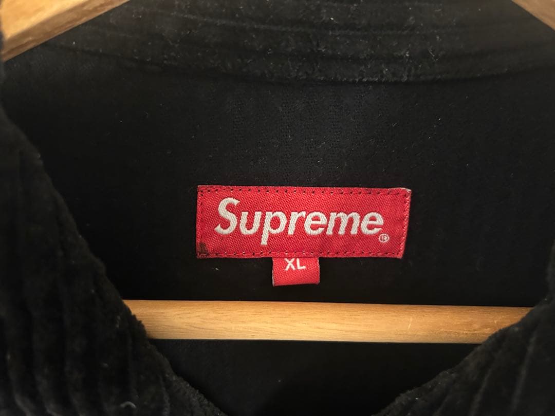 Supreme コーデュロイジャケット XL ブラック