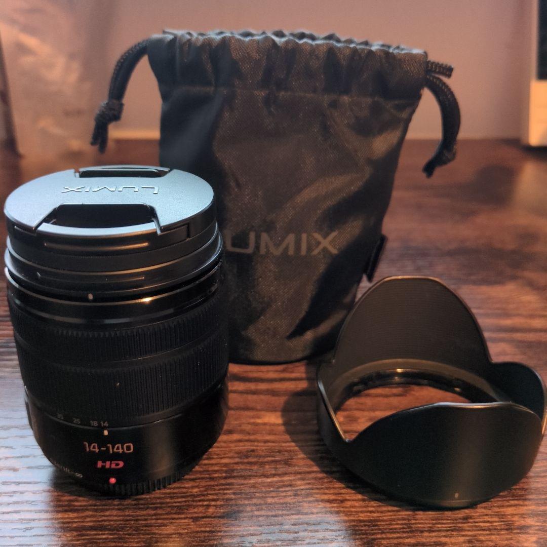 LUMIX G VARIO 14-140mm レンズフィルター付き