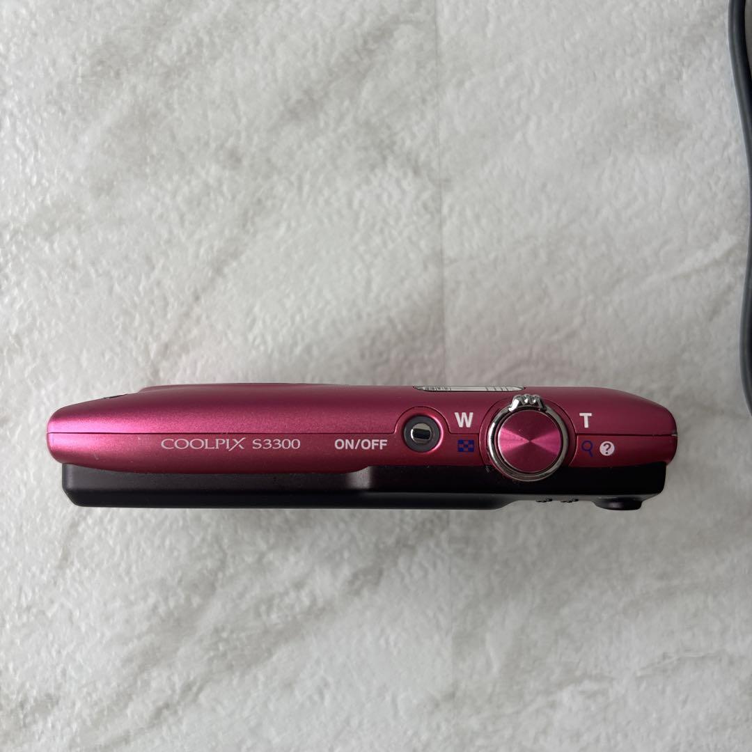ニコン NIKON COOLPIX S3300 ストロベリーピンク　動作確認済