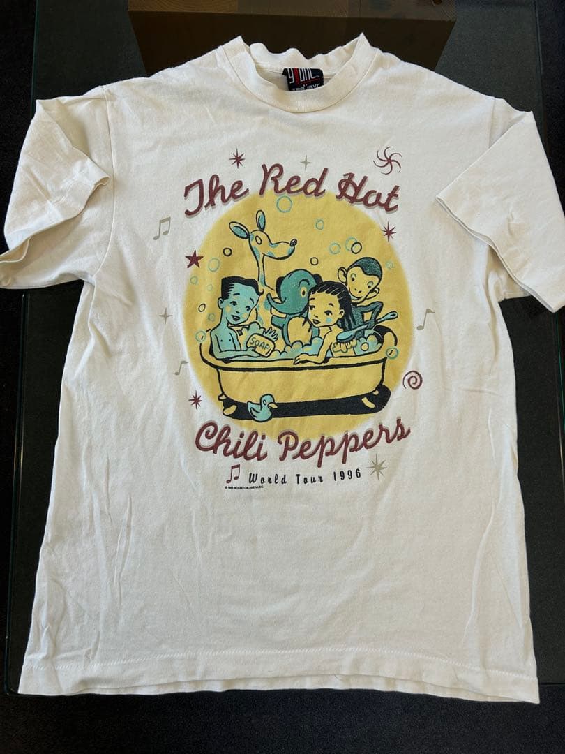 Red Hot Chili Peppers Tシャツ お風呂プリント Lサイズ