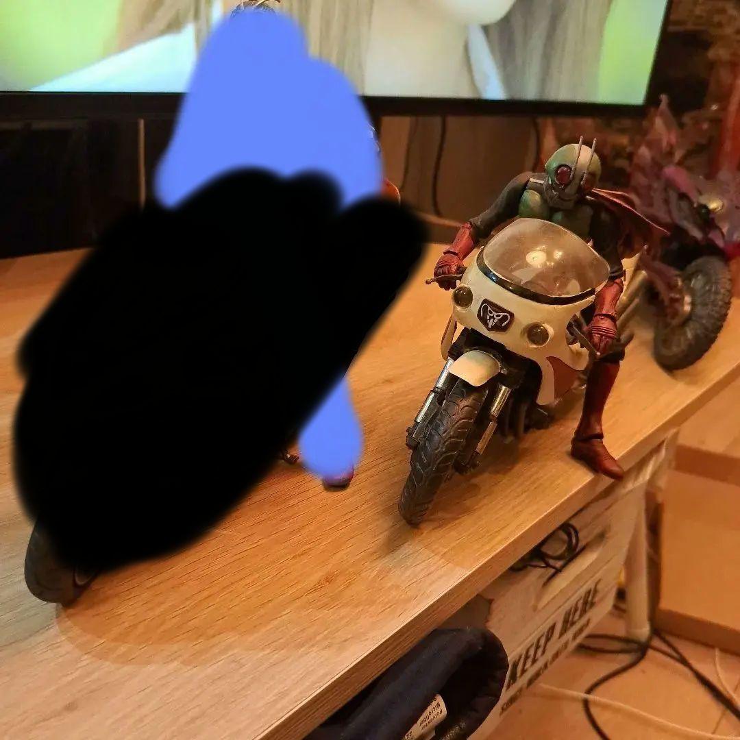 S.I.C. 「昭和仮面ライダーセット」バイク4台(1台素人改造)