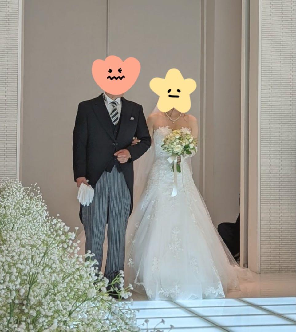 しろくま　YNSWEDDING スレンダーAライン　ウエディングドレス