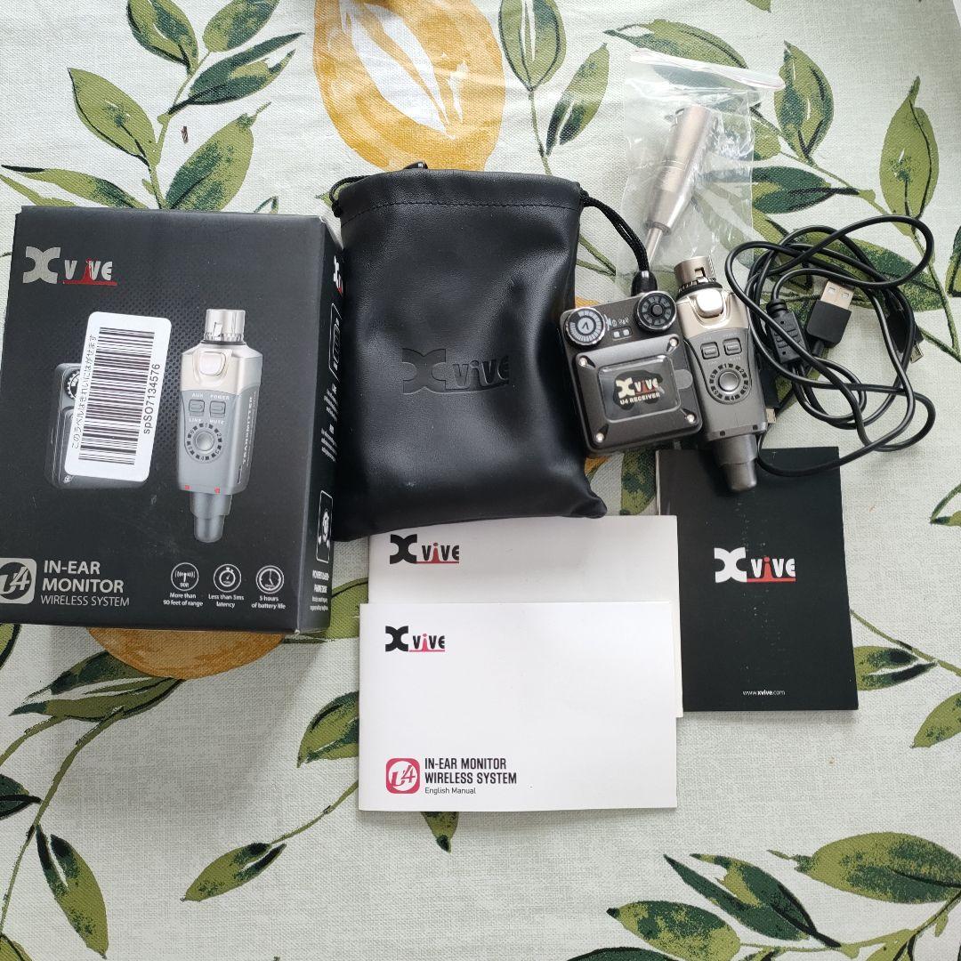 xvive エックスバイブ　インイヤーモニター　ワイヤレスシステム　XV-U4