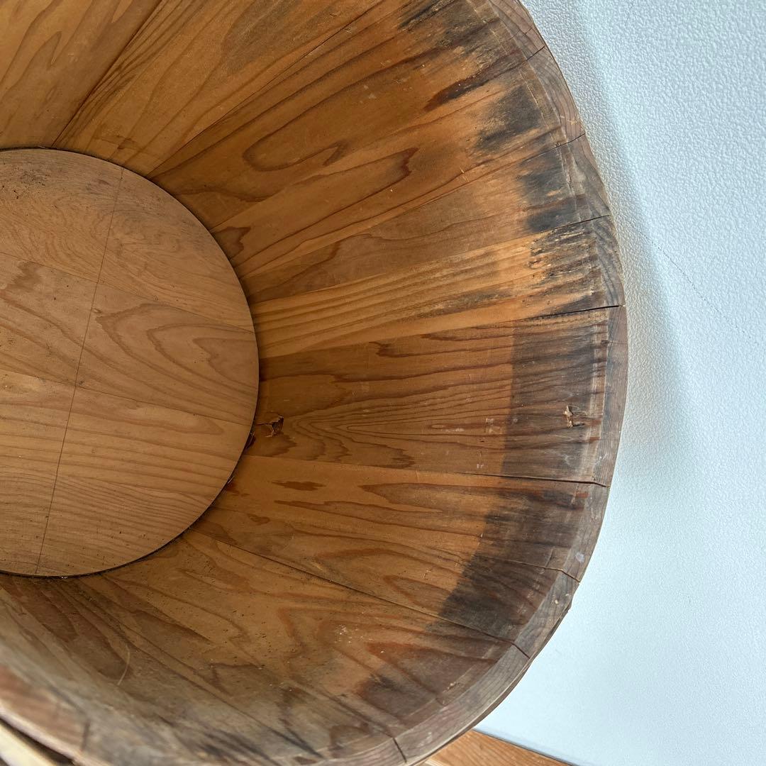 昭和レトロ　木製　樽　酒樽　空樽　古材　古道具　古民具　ビンテージ