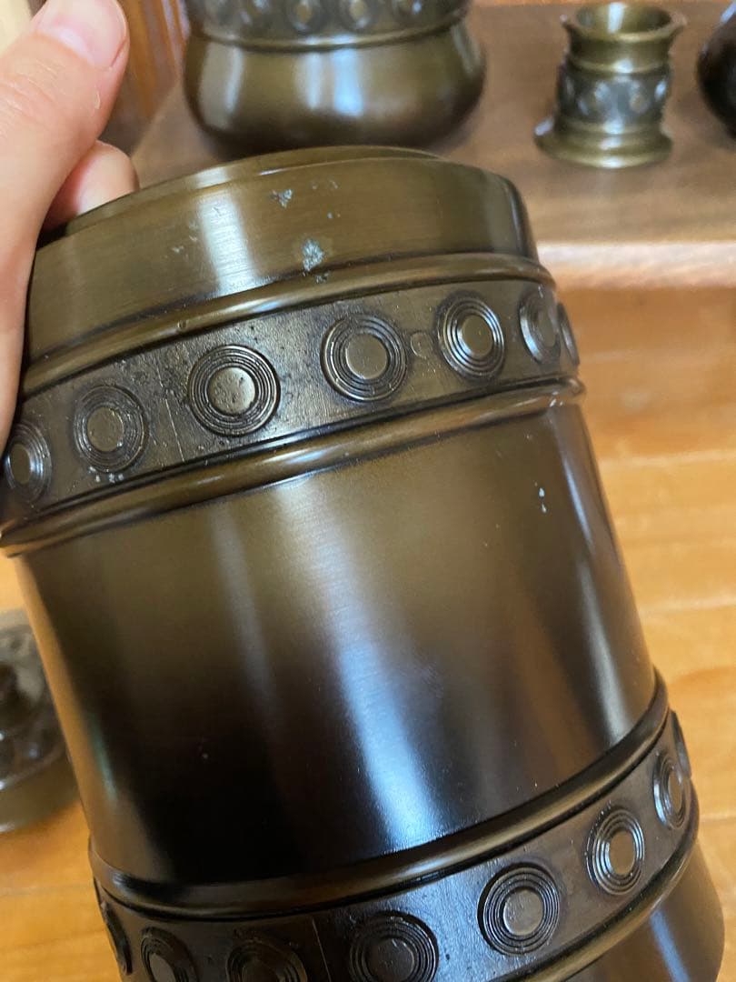 茶道具　皆具　銅製