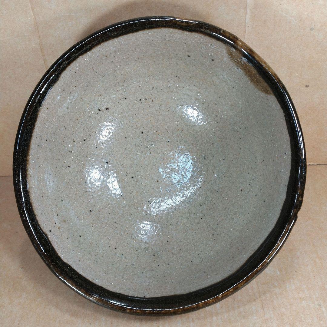 【本物保証】濱田庄司(浜田庄司) 縁黒茶碗 共箱 益子焼 人間国宝 美品