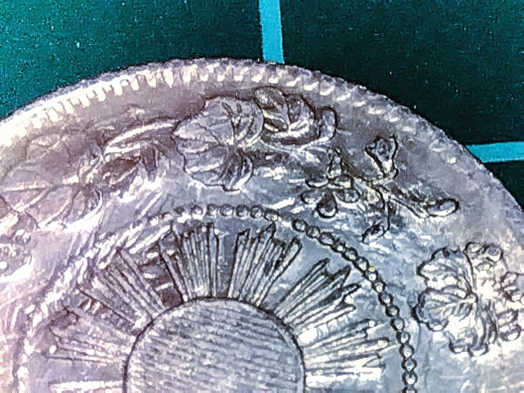 スーさん☆旭日竜5銭銀貨　明治3年　極美品〜準未使用　エラー