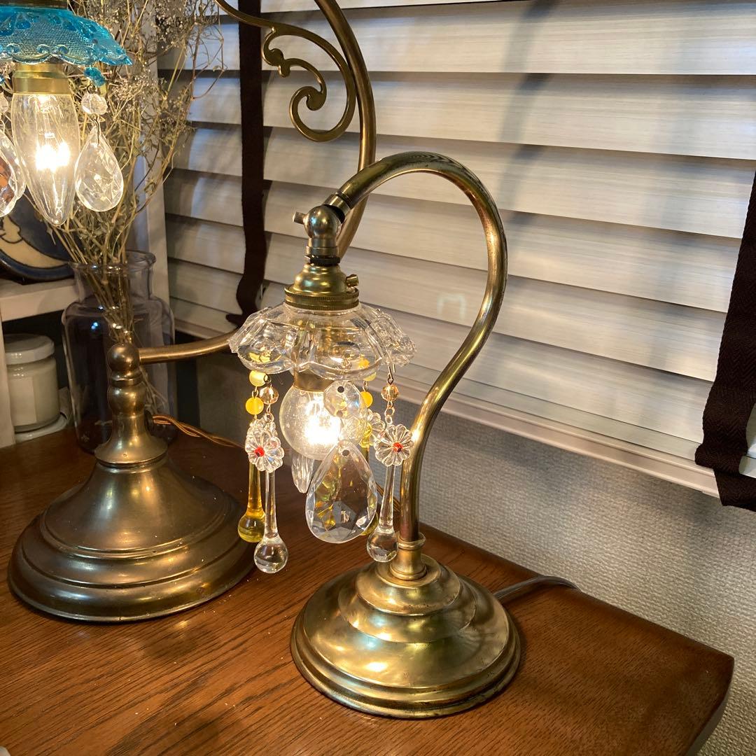 （ご予約）ミニシャンデリア　フランスアンティーク　ミニランプスタンド