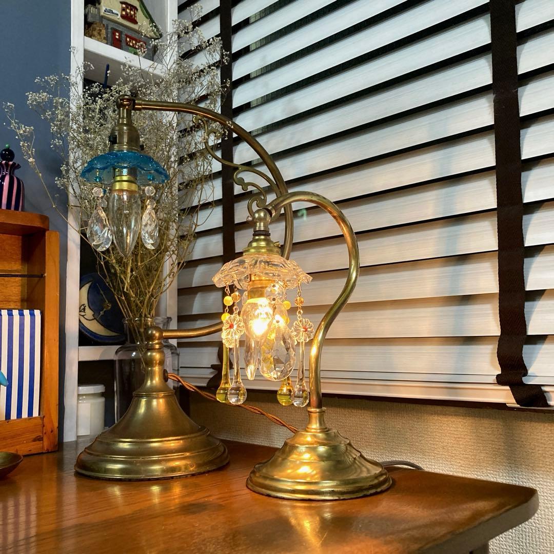 （ご予約）ミニシャンデリア　フランスアンティーク　ミニランプスタンド