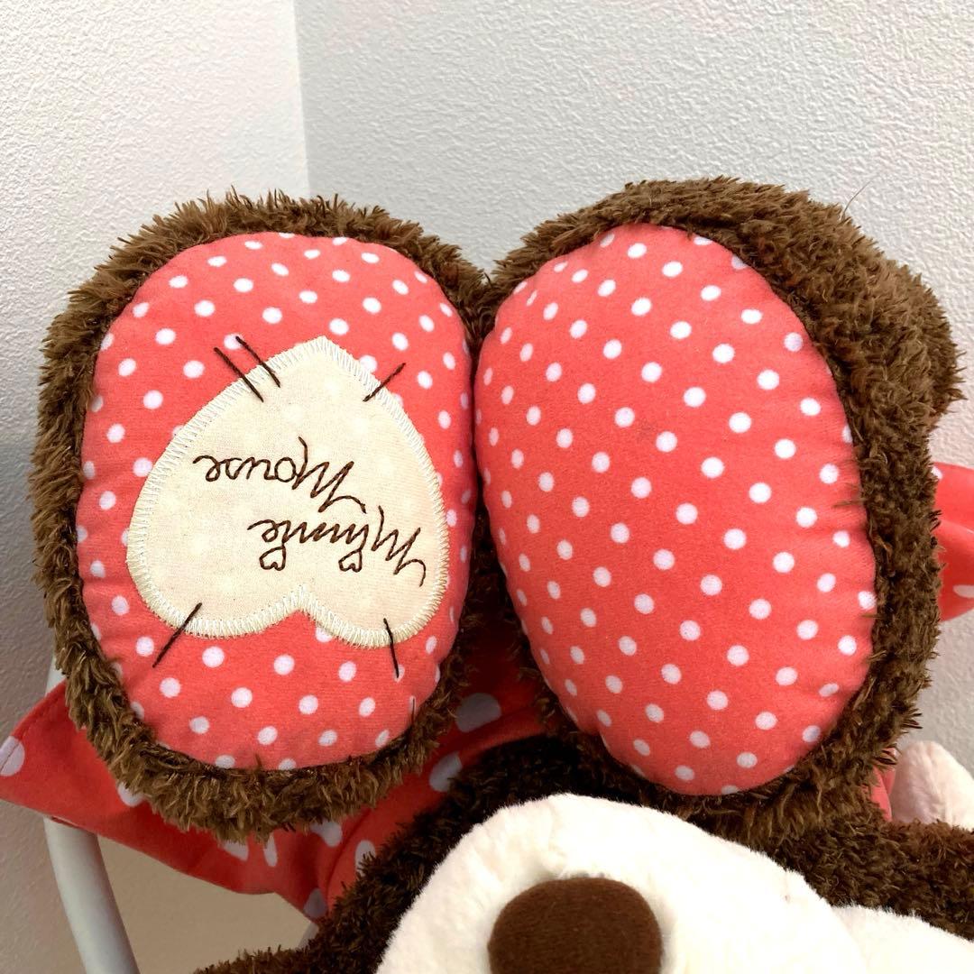 非売品 特大 ミニークチュール ぬいぐるみ ミニーマウス ミッキー ディズニー