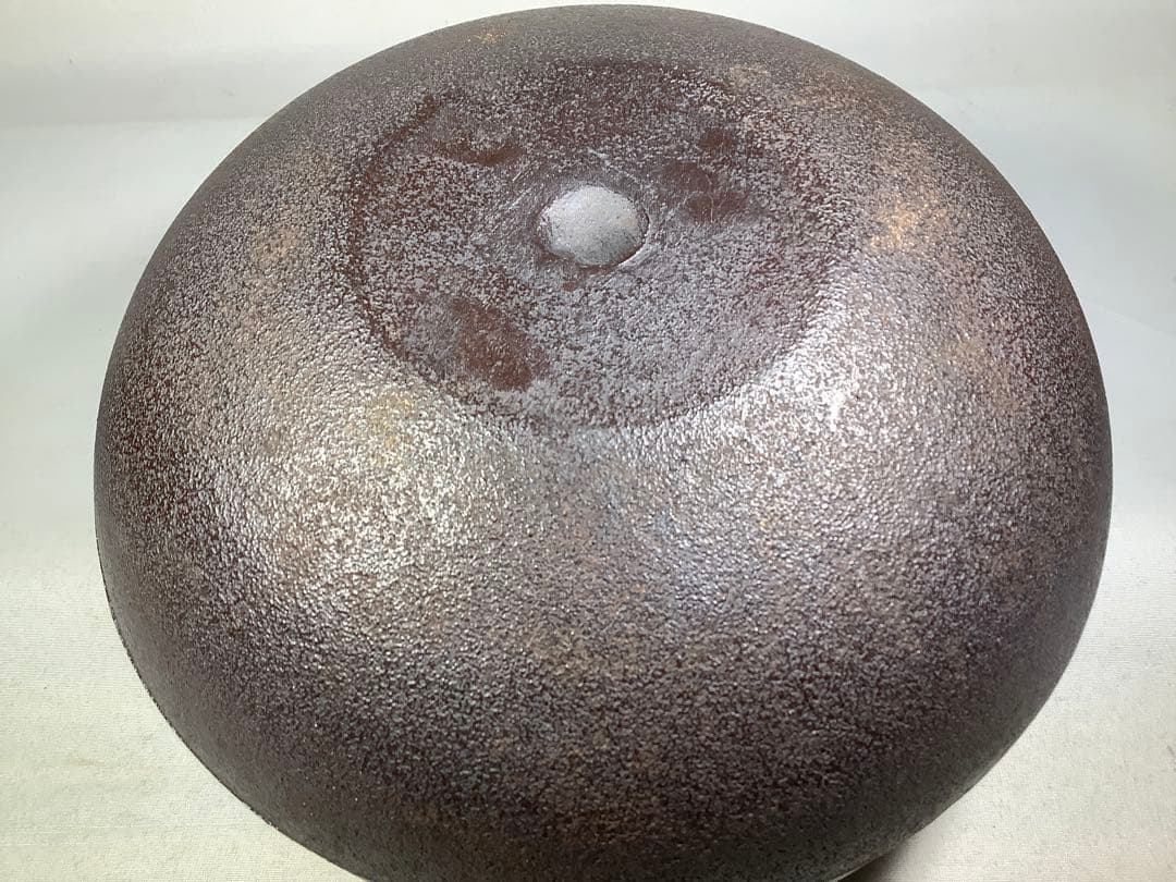 唐松地文　肩衝釜　釜師　佐藤清光　茶道具　送料無料