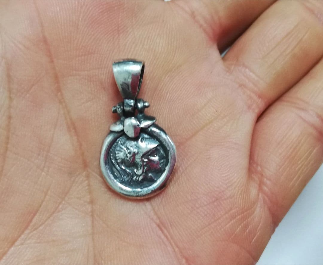 古代ギリシャ ギリシャ神話 アテネ/弓と棍棒 シルバー925 ギリシャ製