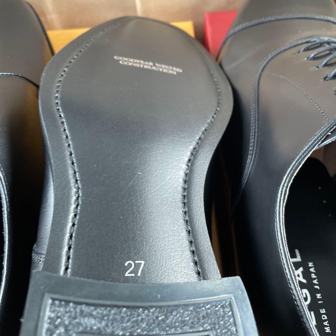 リーガル　V267 232S ブラック　27CM 2足セット