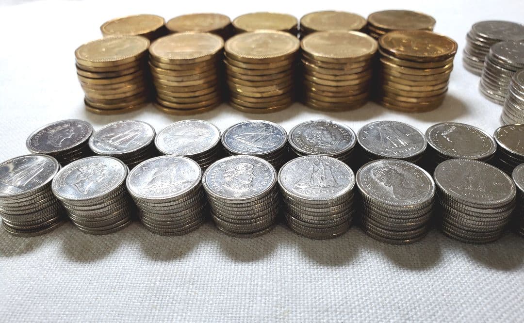 カナダ　ドル　外貨　外国　海外　　旧硬貨　古銭　為替　FX　銭　セント