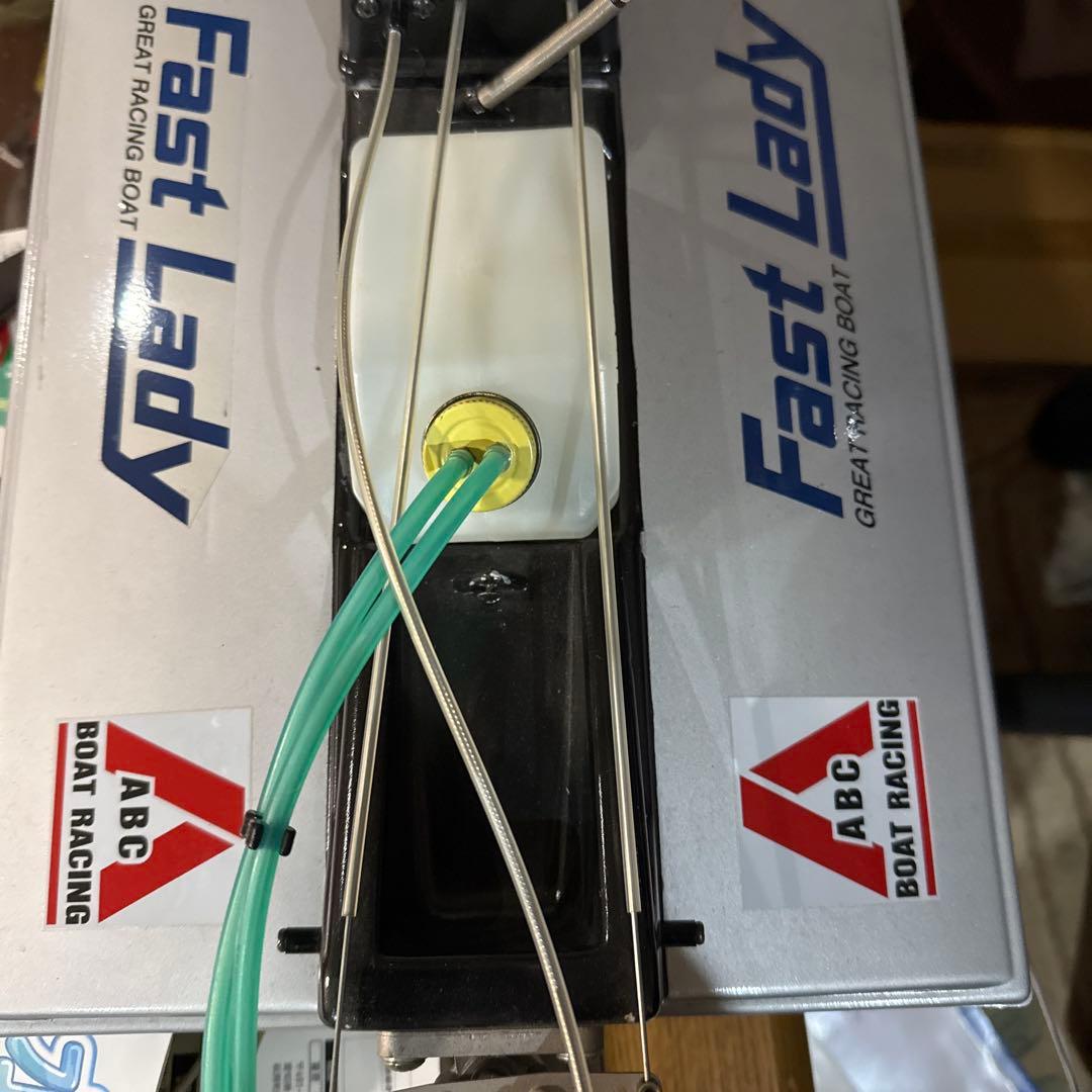 ABCホビー Fast Lady OS MAX XM船外機エンジン付 程度良品