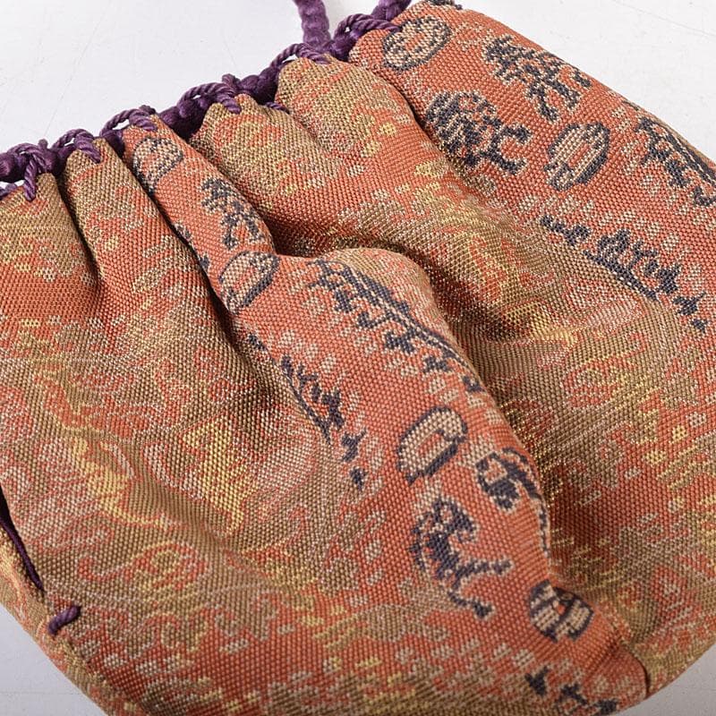 茶道具　膳所焼　淡海ぜぜ　陽炎園造　茶入　仕覆付　共箱　V　7929