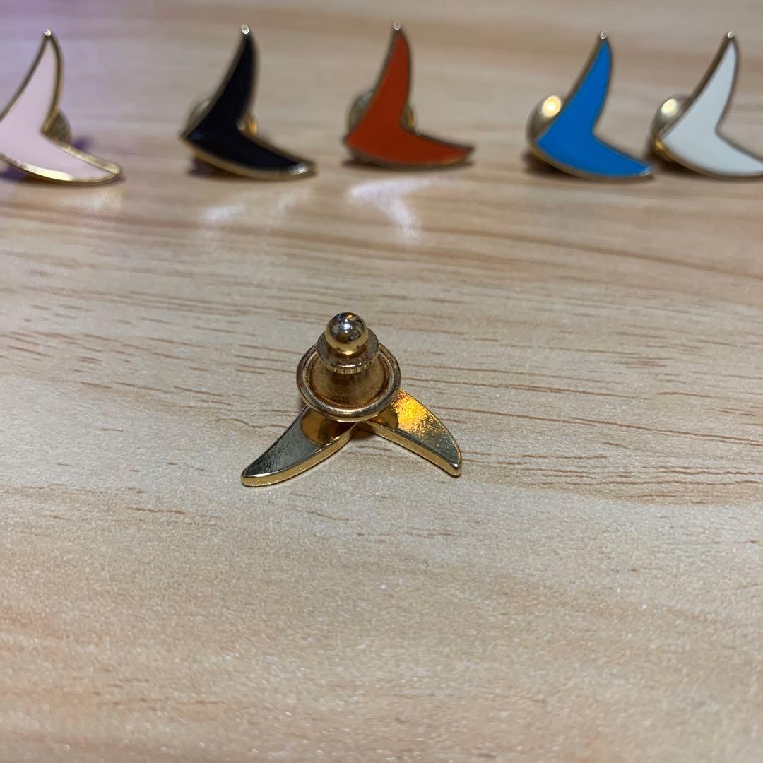 ミナペルホネン bird ピンバッジ 6色セット バード ブローチ