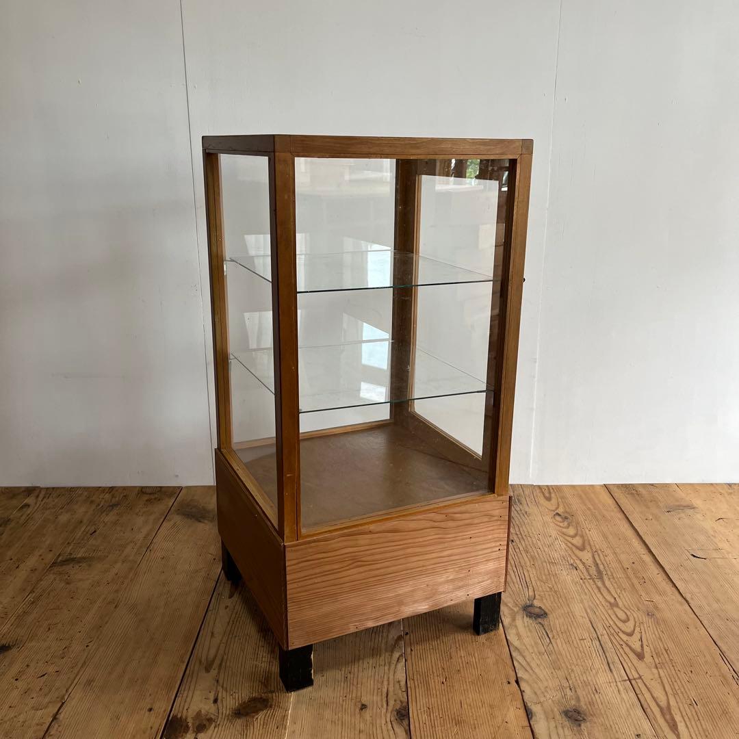 アンティーク ガラスケース ショーケース レトロ 飾り棚