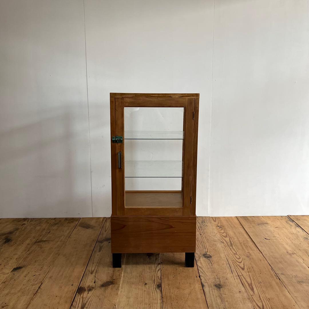 アンティーク ガラスケース ショーケース レトロ 飾り棚