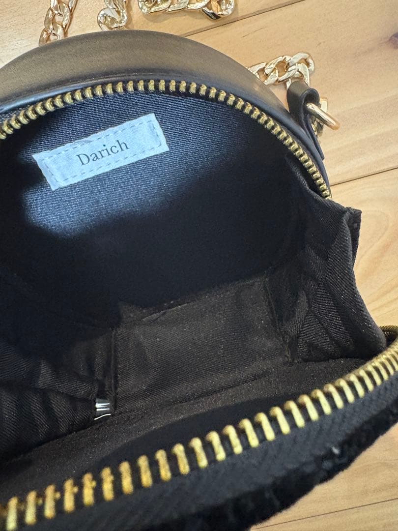 Darich ベロアキルティング ショルダーバッグ