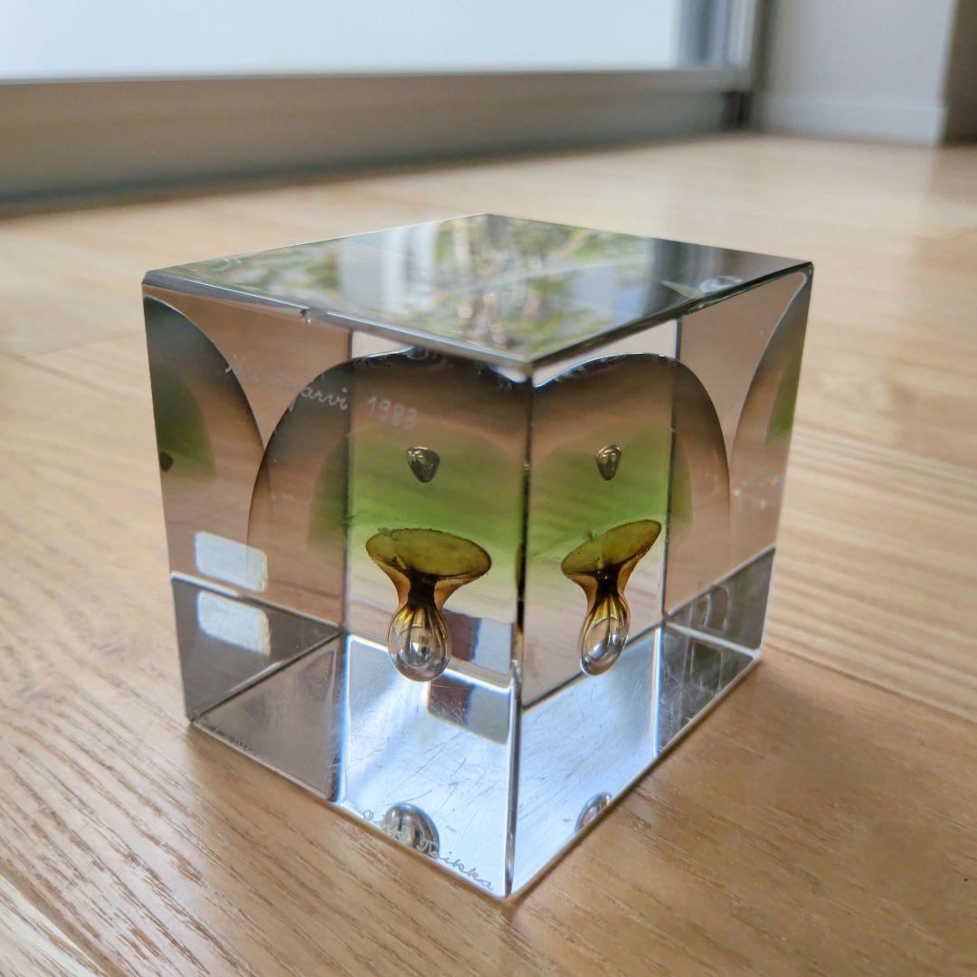 「キズ有」 オイバトイッカ　アニュアルキューブ1983年 イッタラ アラビア