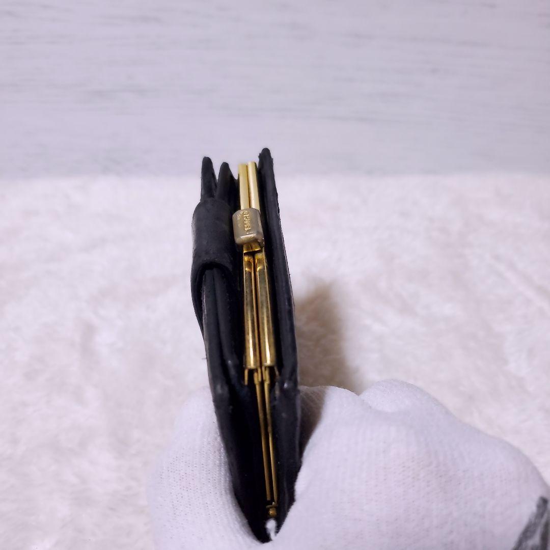 シャネル 折財布 ラムスキン ビコローレ ブラック 黒 ココマーク