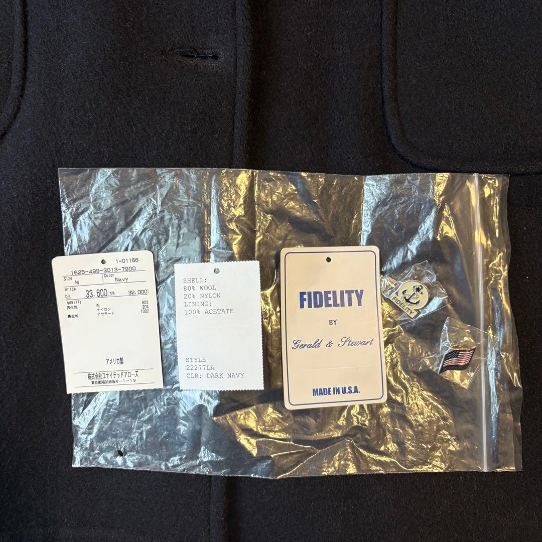 【未使用タグ付き】フィデリティ×アローズ ショールカラーコートUSA製