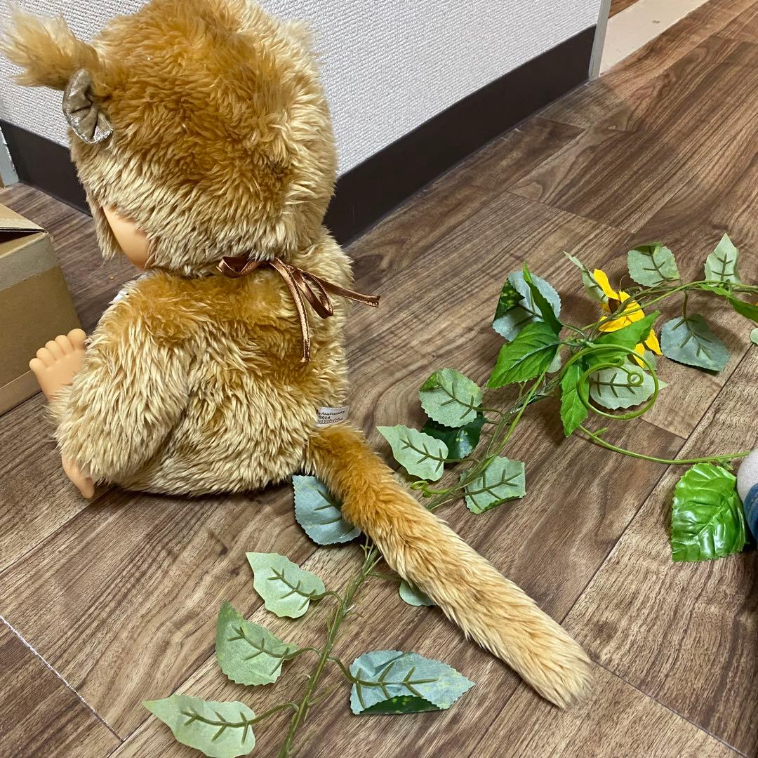 希少　モンチッチ 女の子ぬいぐるみ　Lサイズ40th Anniversary