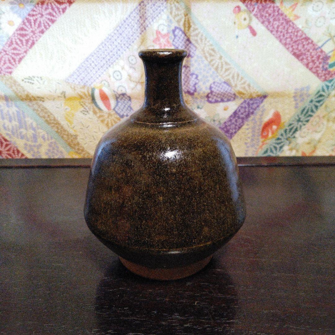 NO407 堤焼き　徳利　壺　時代物