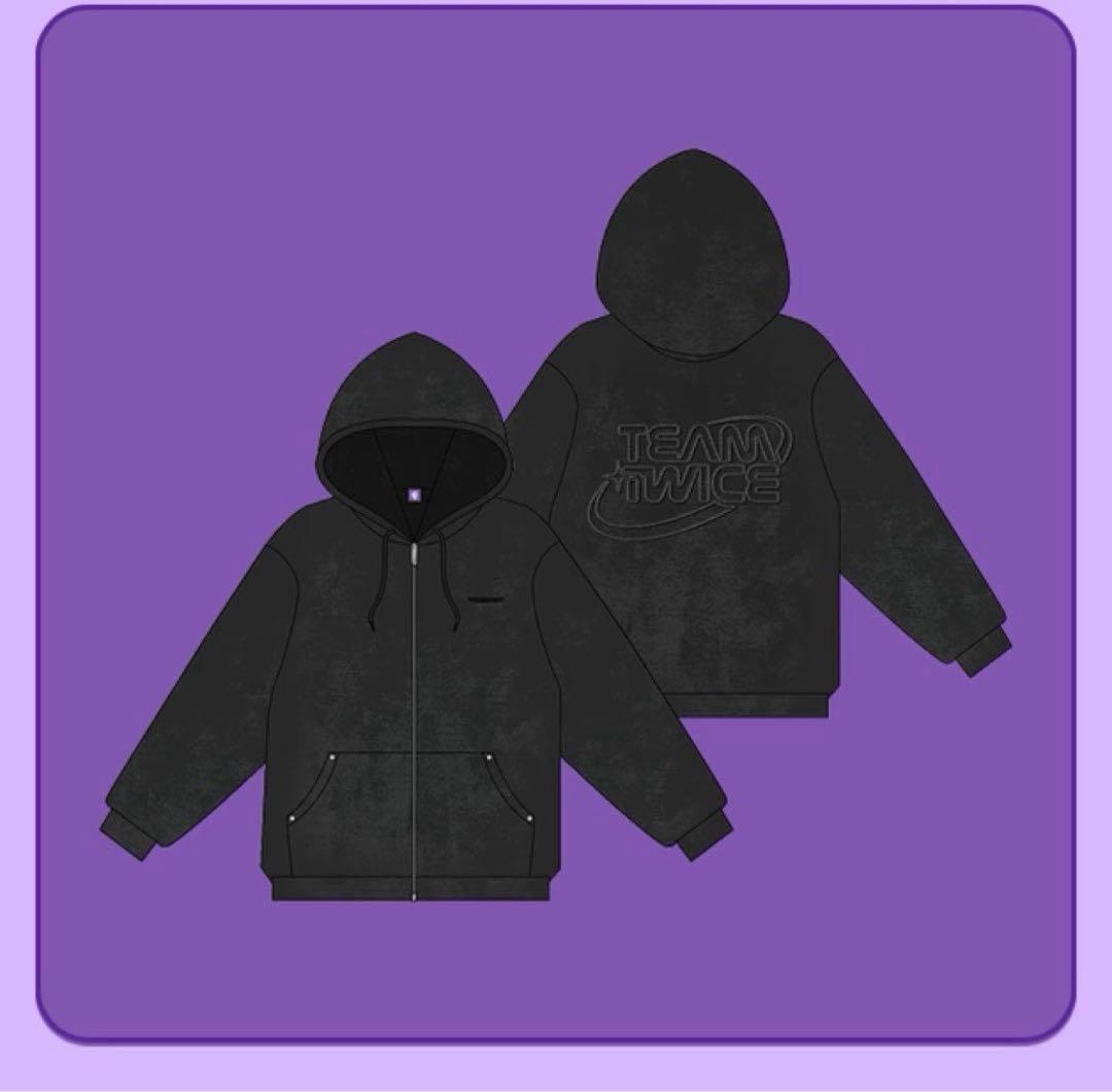 TWICE 10ve universe ポップアップ フードジップ　パーカー
