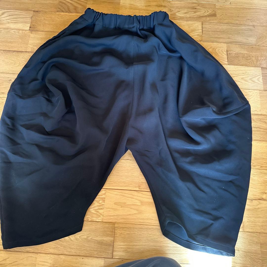 LIMI few サルエルパンツ Sサイズ 黒サイドポケット付き