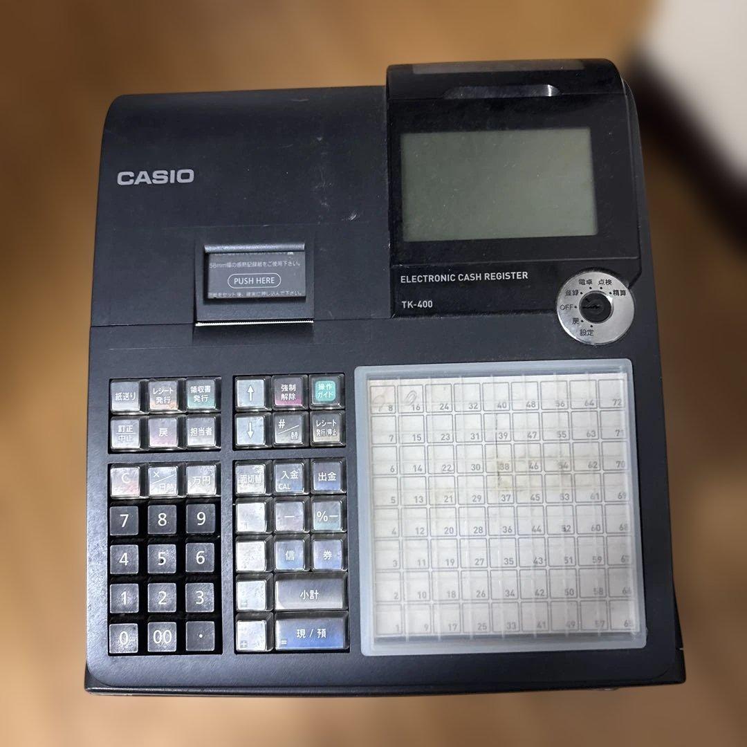 CASIO 電子レジスター TK-400