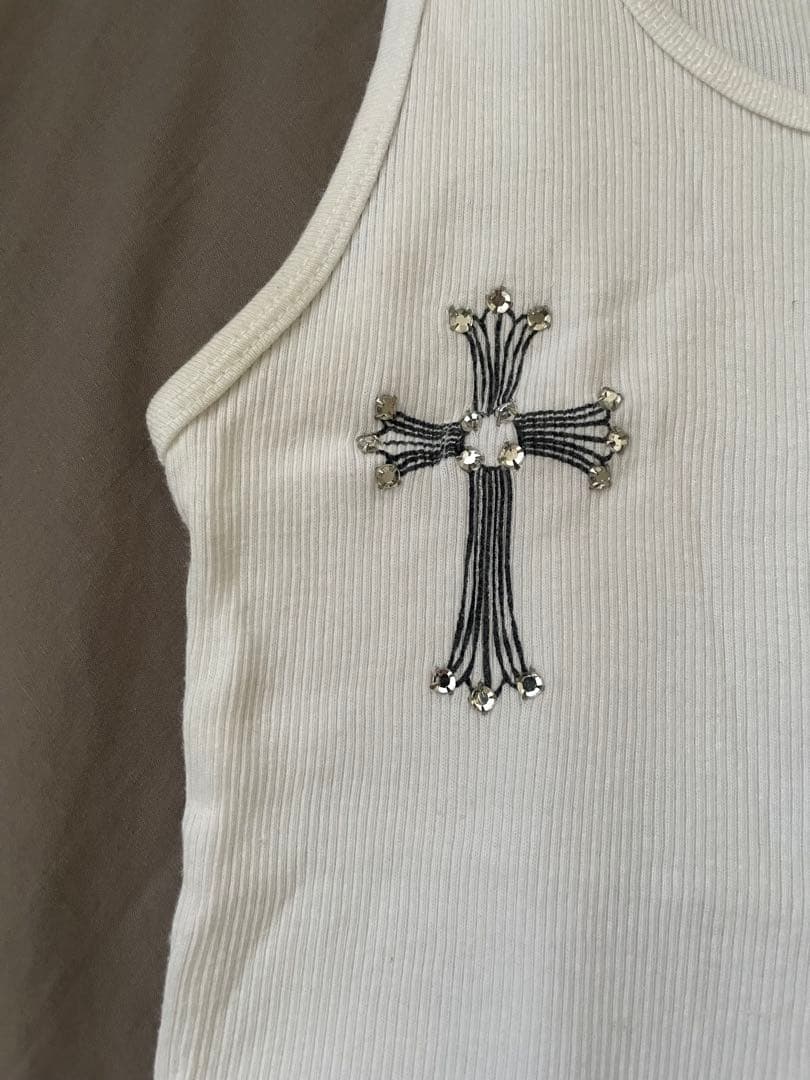 希少 Chrome Hearts レディース タンクトップ スワロフスキー