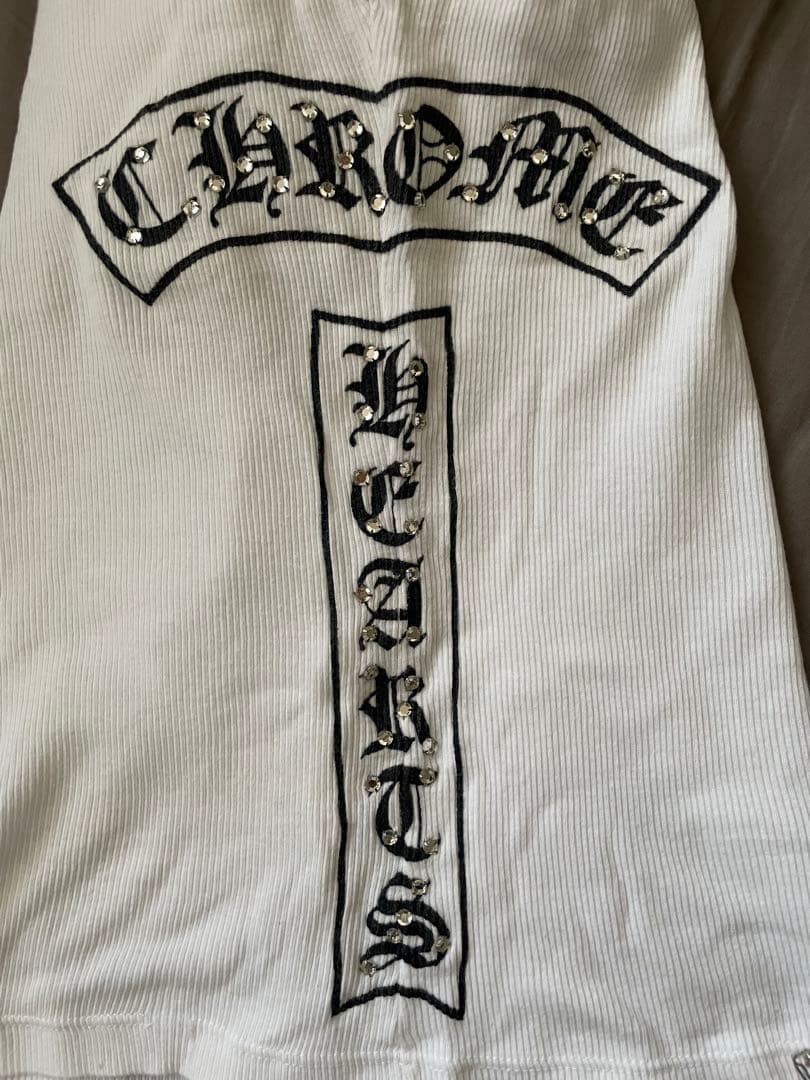 希少 Chrome Hearts レディース タンクトップ スワロフスキー
