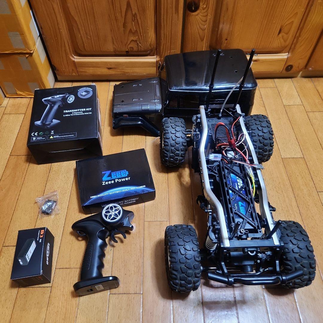 タミヤ CR-01 フルセット　黒　ランクル　　ラジコン　cc-01cc-02