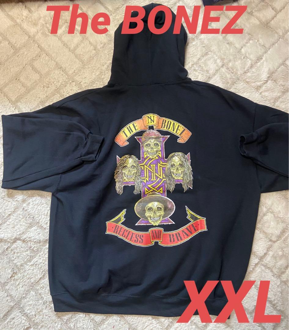 ミュージシャン The BONEZ Skull Cross Hoodie XXL