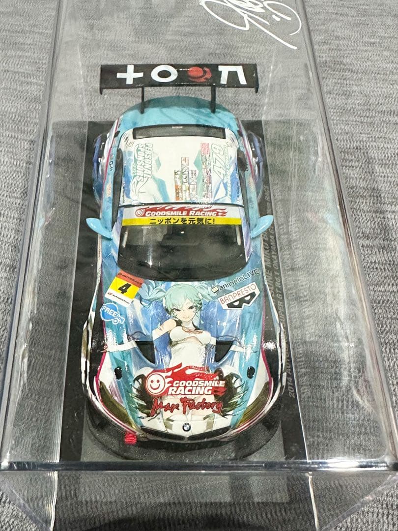 片山右京、谷口・片岡両選手直筆サイン　グッドスマイル 初音ミク Z4 2014