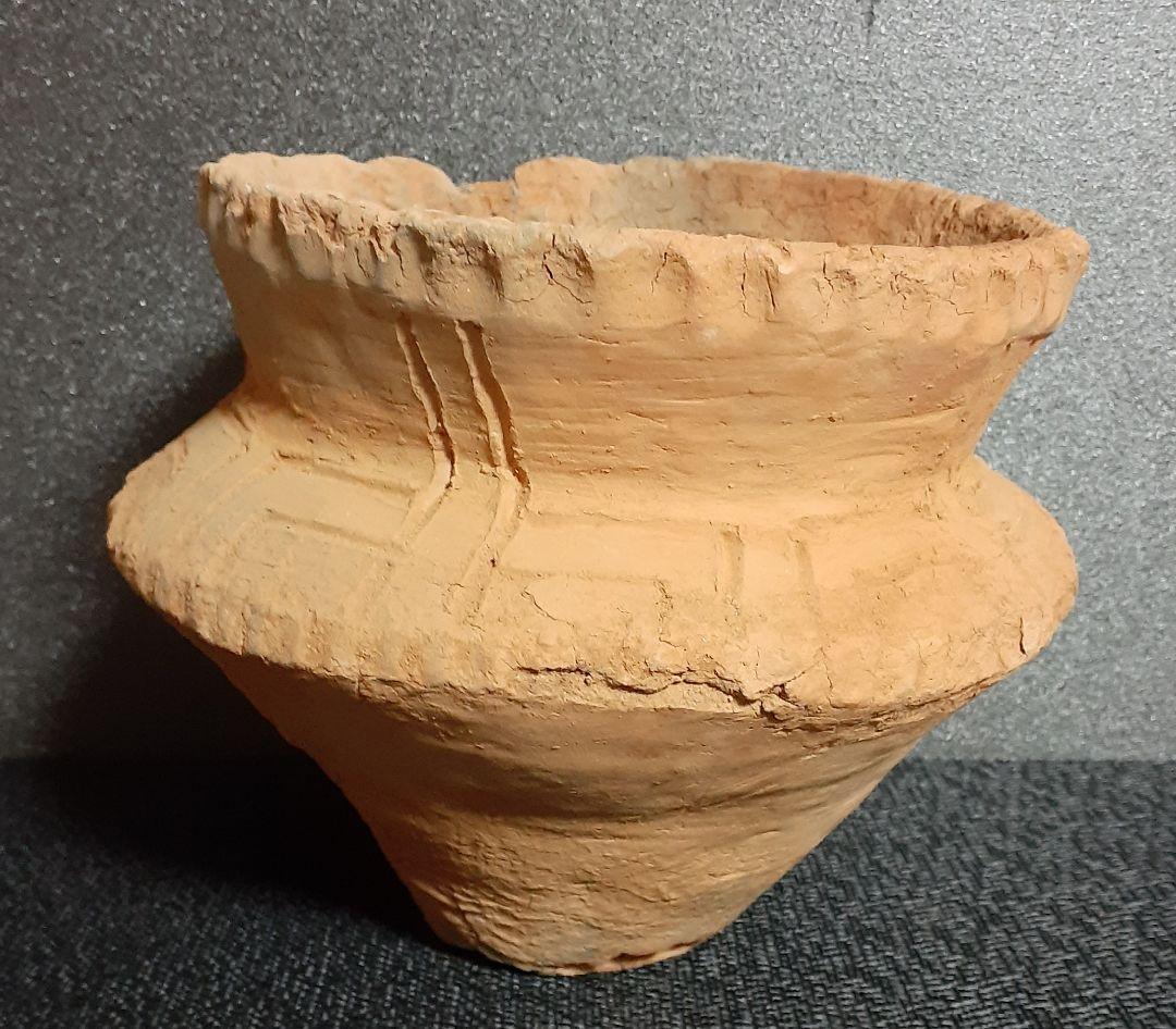 渥美出土　【弥生時代～古墳時代】　陰刻文様　広口壺　土器　土師器　須恵器