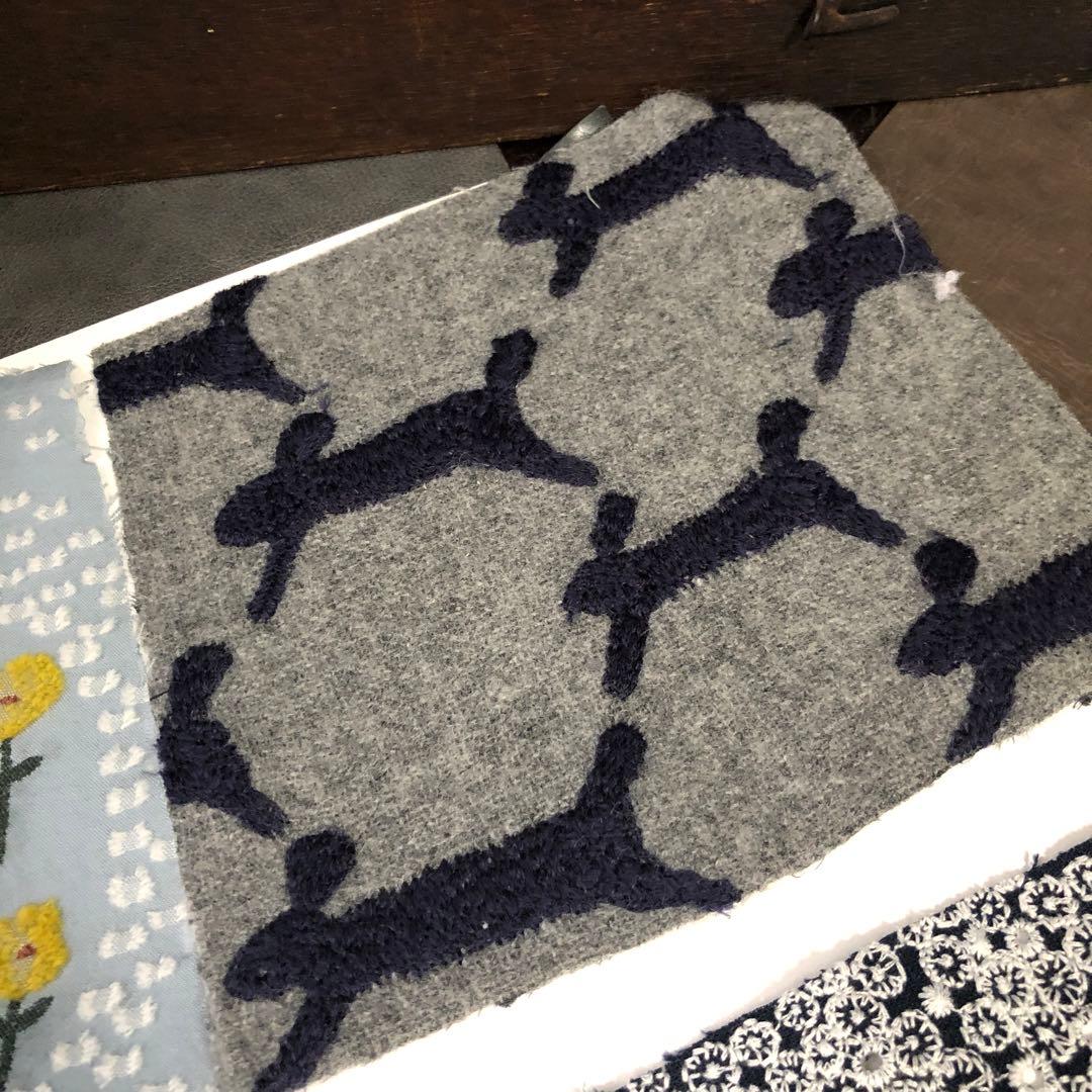 ⚠️chii 総刺繍柄希少ハギレ/ミナペルホネン