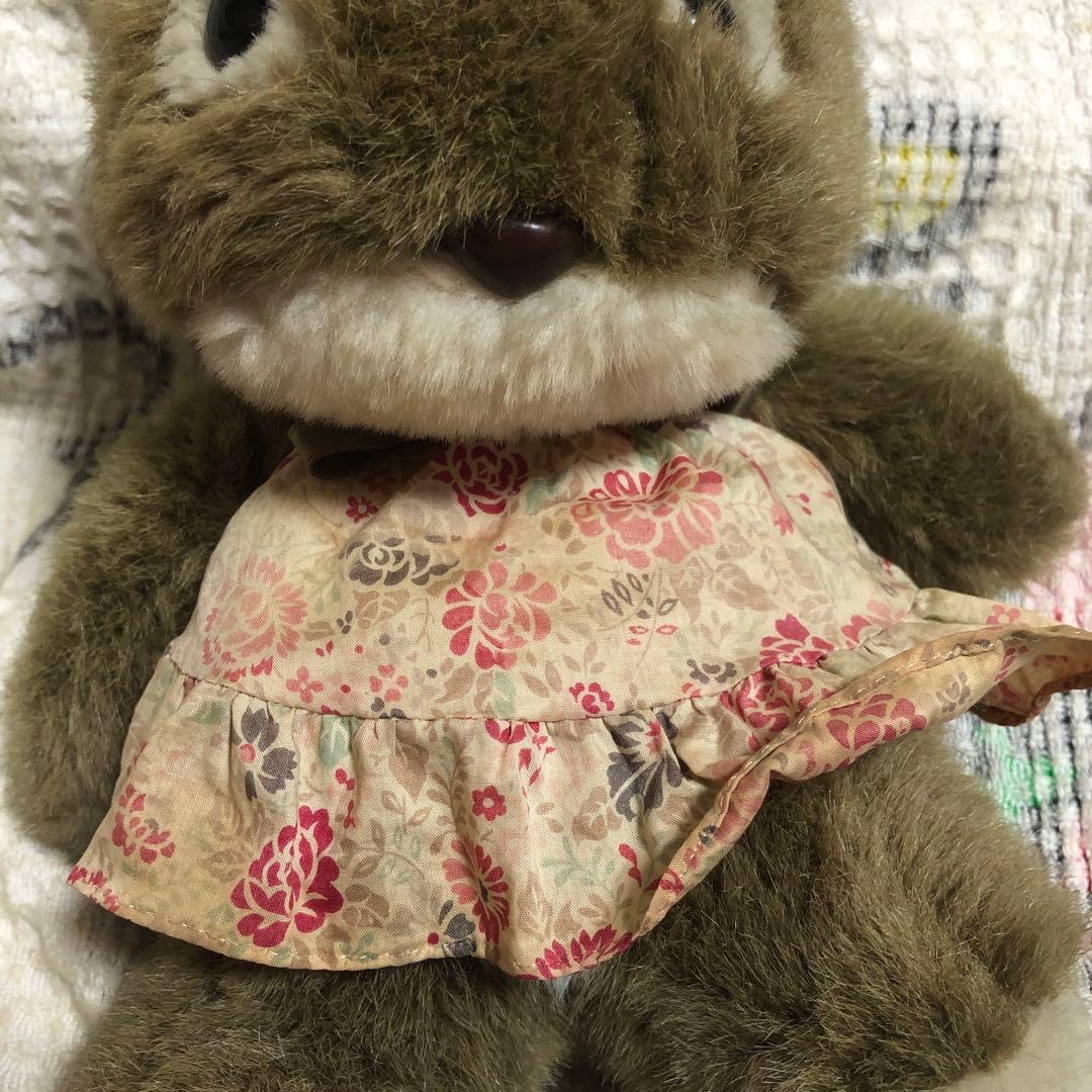 昭和レトロ　ヴィンテージ LIBERTY リバティ　うさぎ　ぬいぐるみ　2コ