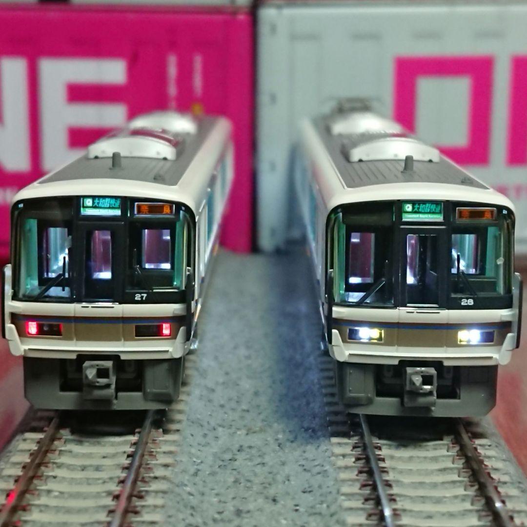 Nゲージ KATO 221系 大和路快速 室内灯・コギングレスモーター取り付け済