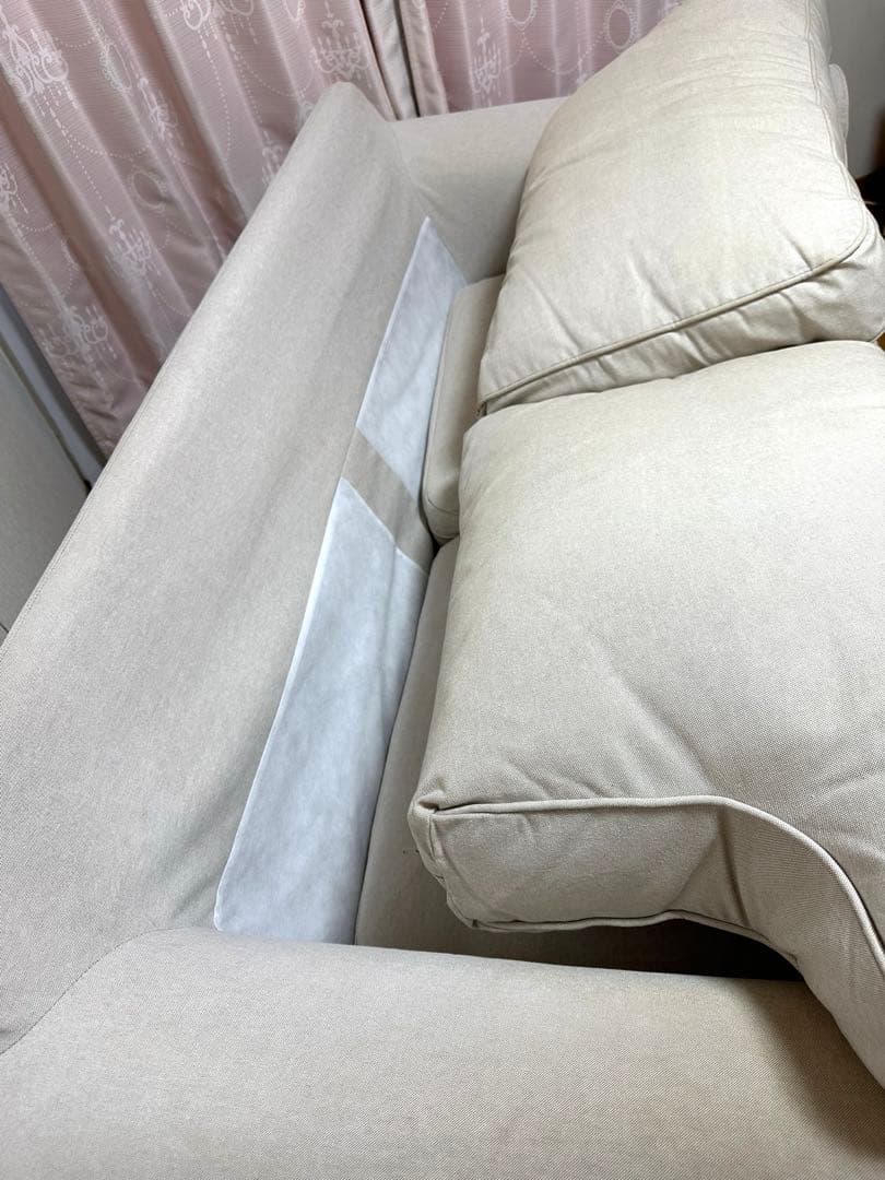 イケア(IKEA) エークトルプ 2人掛け ソファ ホワイト